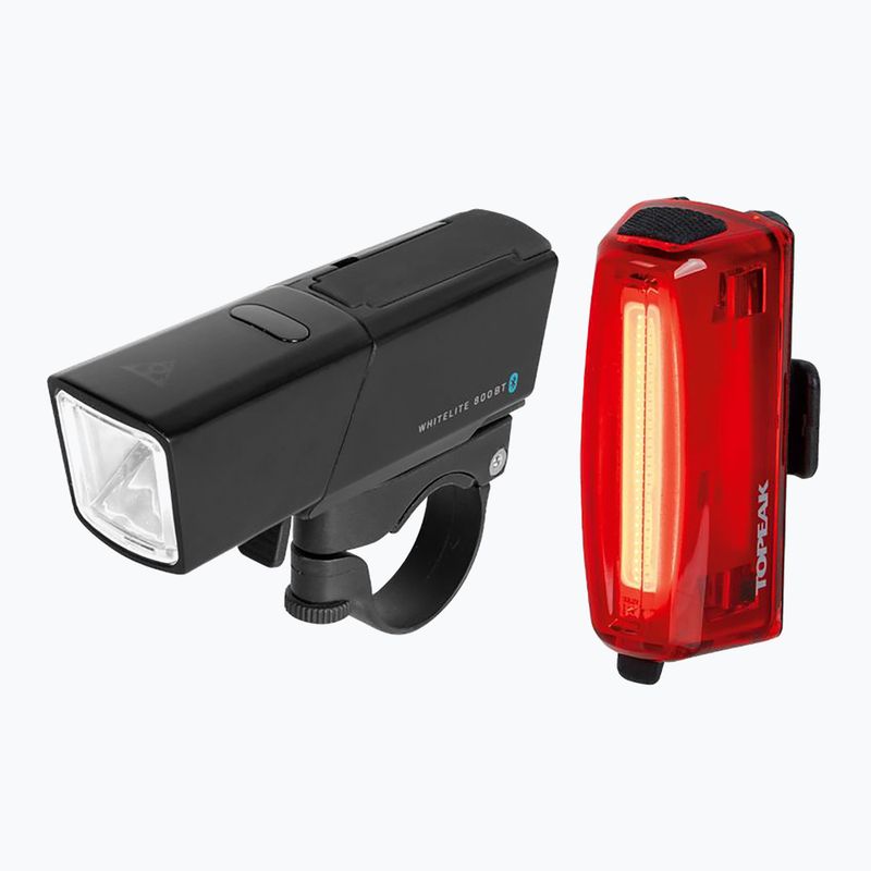 Sada světel na kolo Topeak Power Lite BT Combo black/red