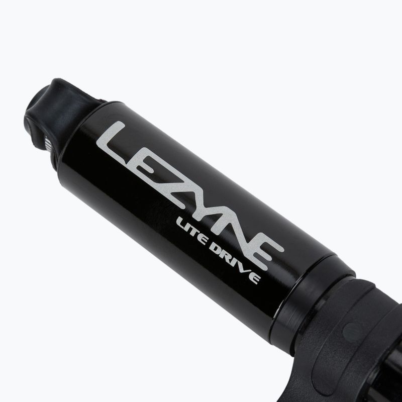 Lezyne Grip Drive HV M Abs Flex presta/schreder 90psi stříbrná LZN-1-MP-GRIPHV-V1M06 3