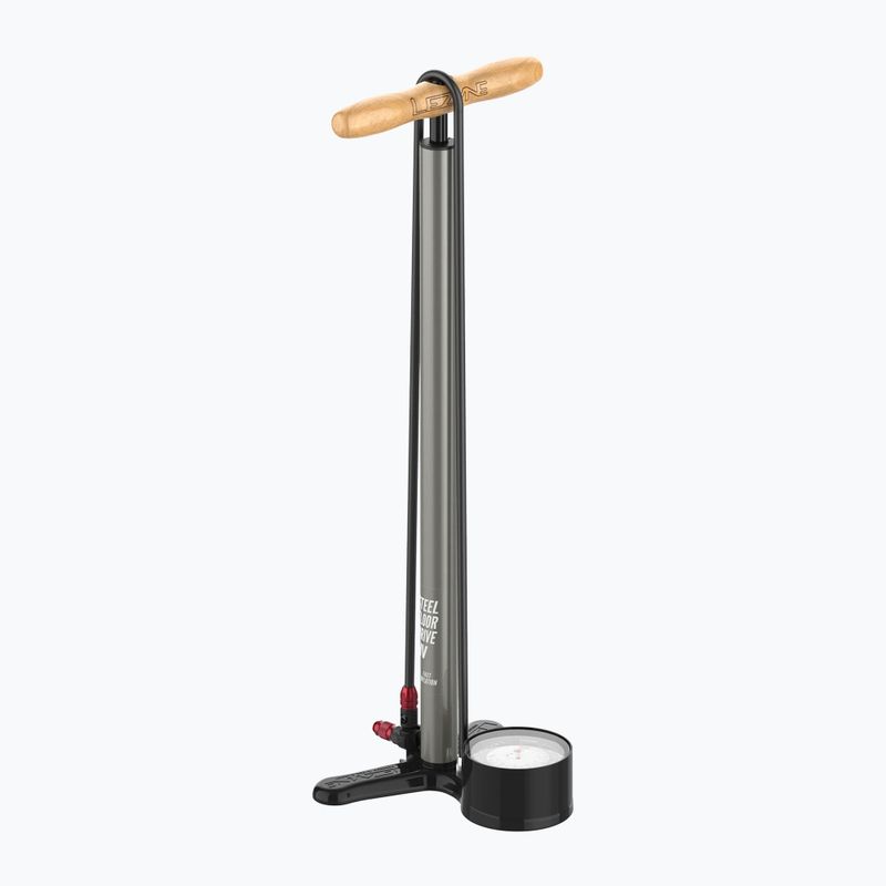 Pumpa na kolo Lezyne Steel HV Floor Drive 3,5 100psi flat black 2
