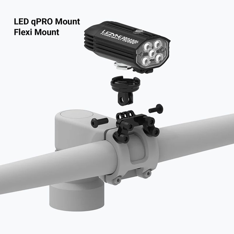 Držák na kolo Lezyne Flexi Stem Mount satin black 7