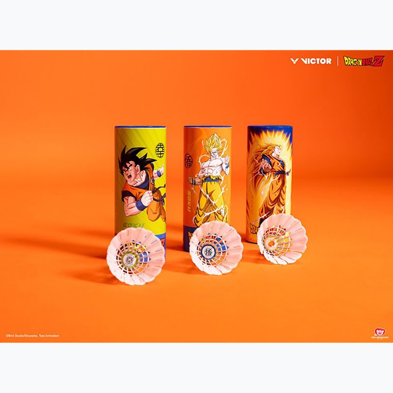 Badmintonové míčky VICTOR Dragon Ball Z Synthetic 3 szt. sodalite blue 2