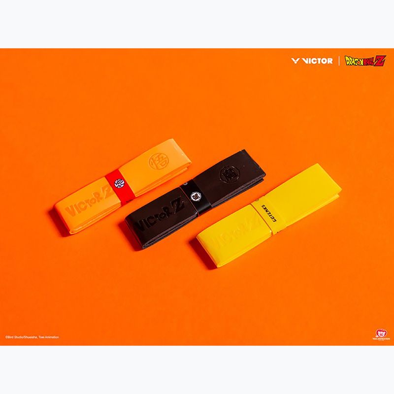 Omotávka na badmintonovou raketu VICTOR Dragon Ball Z Grip neon orange 2