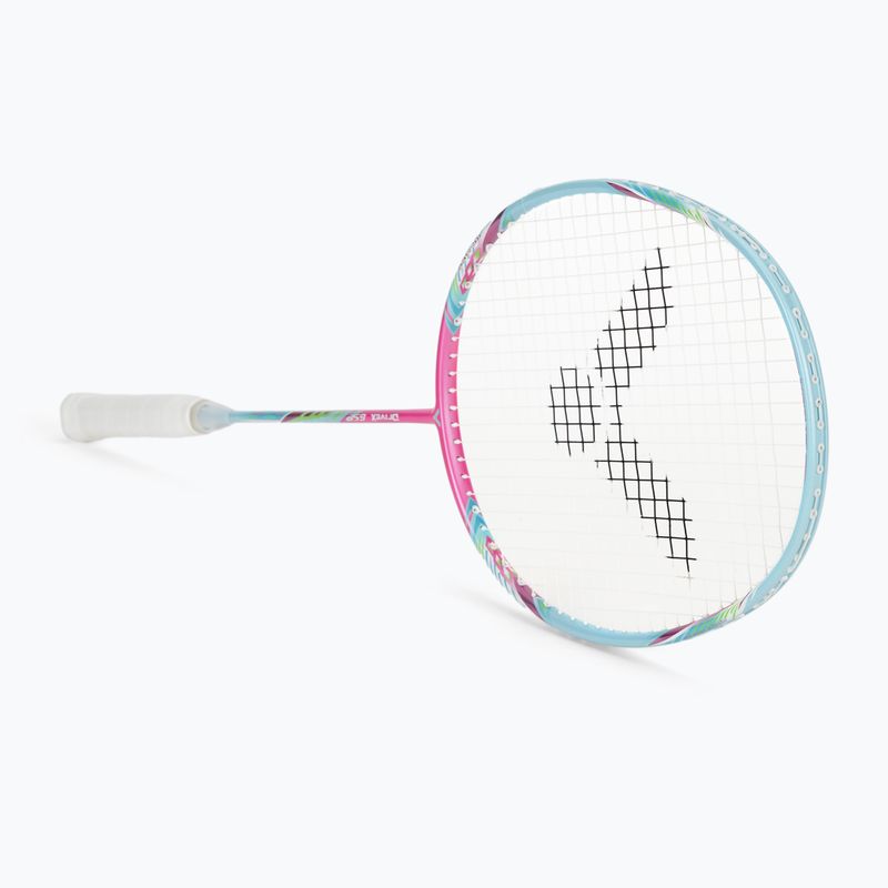 Badmintonová raketa VICTOR DriveX 6SP QM fluorescent rose-red/light blue 2
