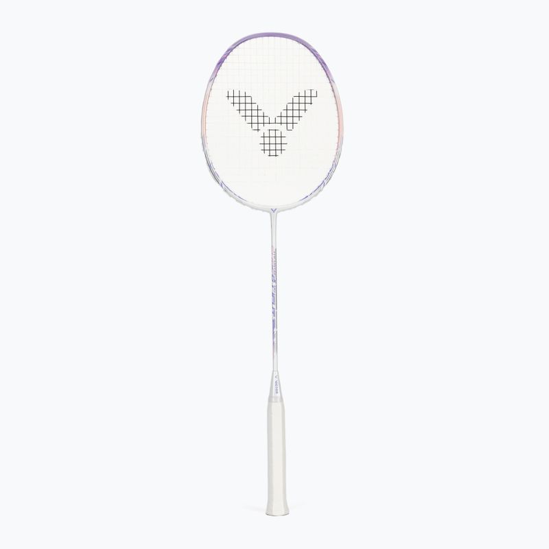Badmintonová raketa VICTOR Thruster K 66 AJ white/purple