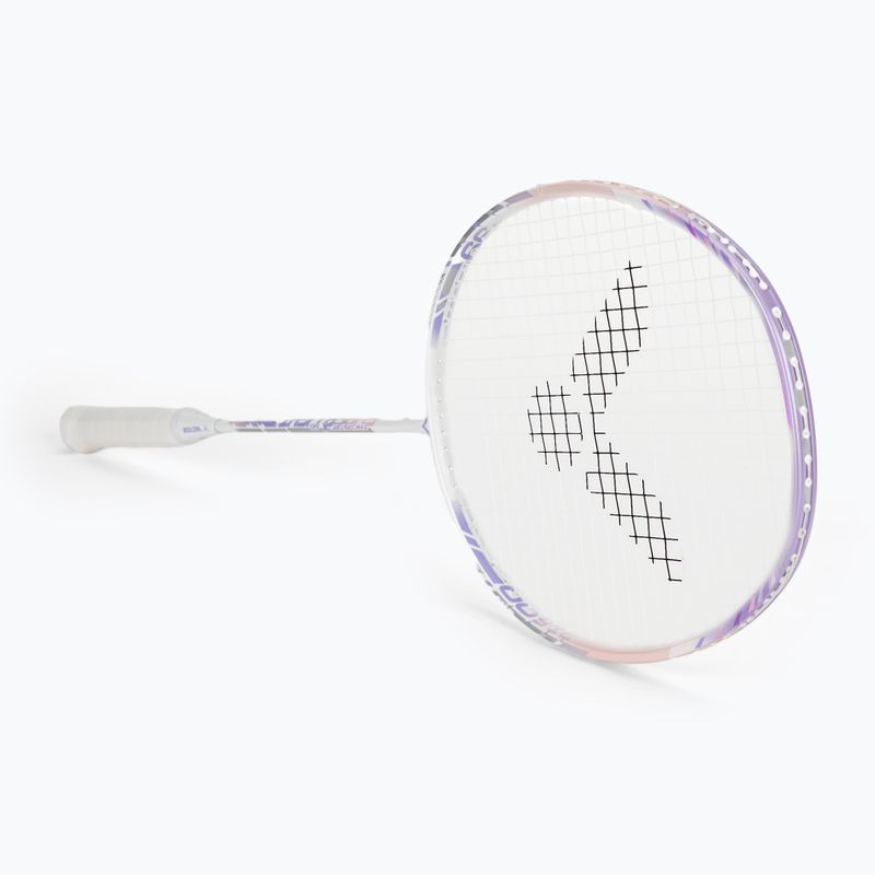 Badmintonová raketa VICTOR Thruster K 66 AJ white/purple 2