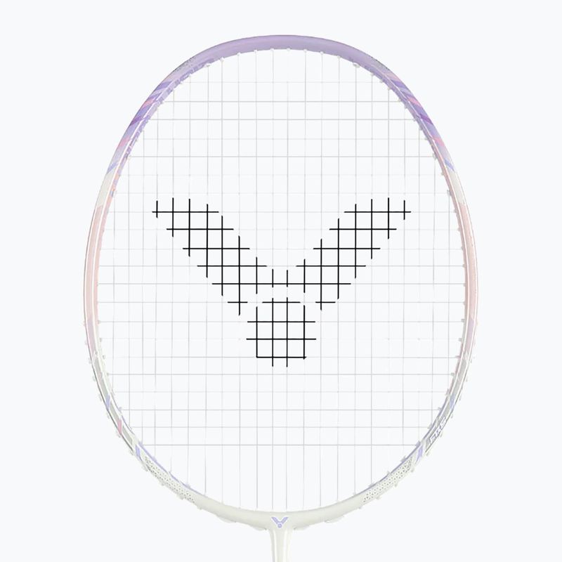 Badmintonová raketa VICTOR Thruster K 66 AJ white/purple 2