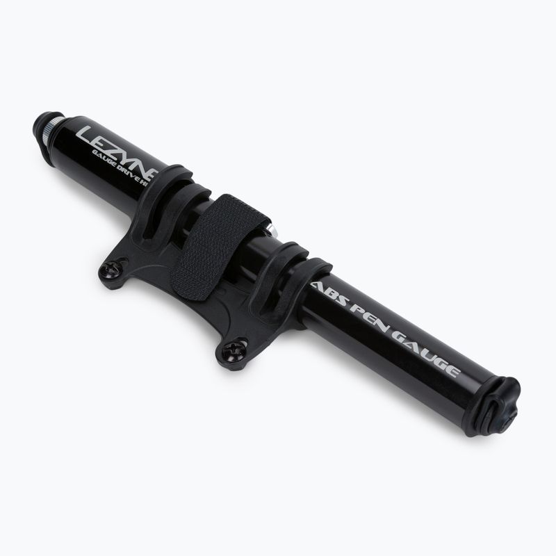 Ruční pumpa LEZYNE GAUGE DRIVE HP M ABS 120psi s manometrem černá LZN-1-MP-GDHP-V1M04