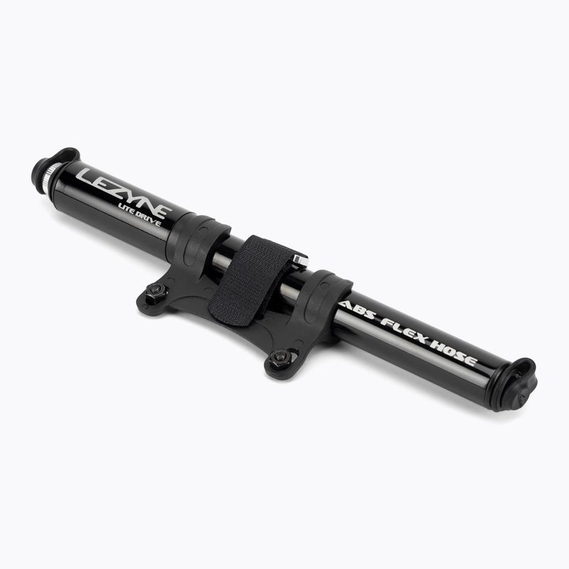 Lezyne Lite Drive HP M Abs 160psi střední černá LZN-1-MP-LTDR-V1M04