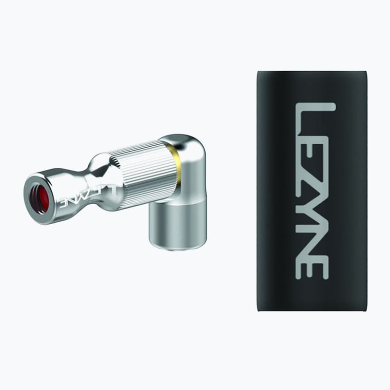Cyklistická pumpa Lezyne Trigger Drive Co2 Head Only gloss silver