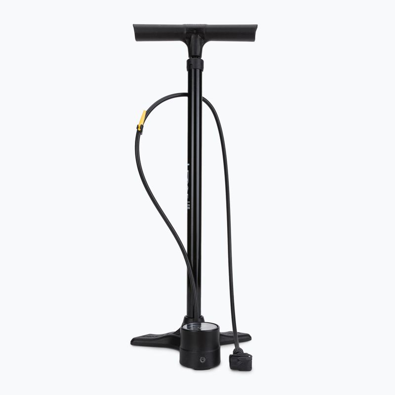 Pumpa na kolo LEZYNE MACRO FLOOR DV DUAL VALVE HEAD presta schrader 220psi černá LZN-1-FP-MAFL-V204