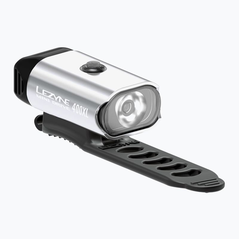 Světlo na kolo přední Lezyne Mini Drive 400XL gloss silver