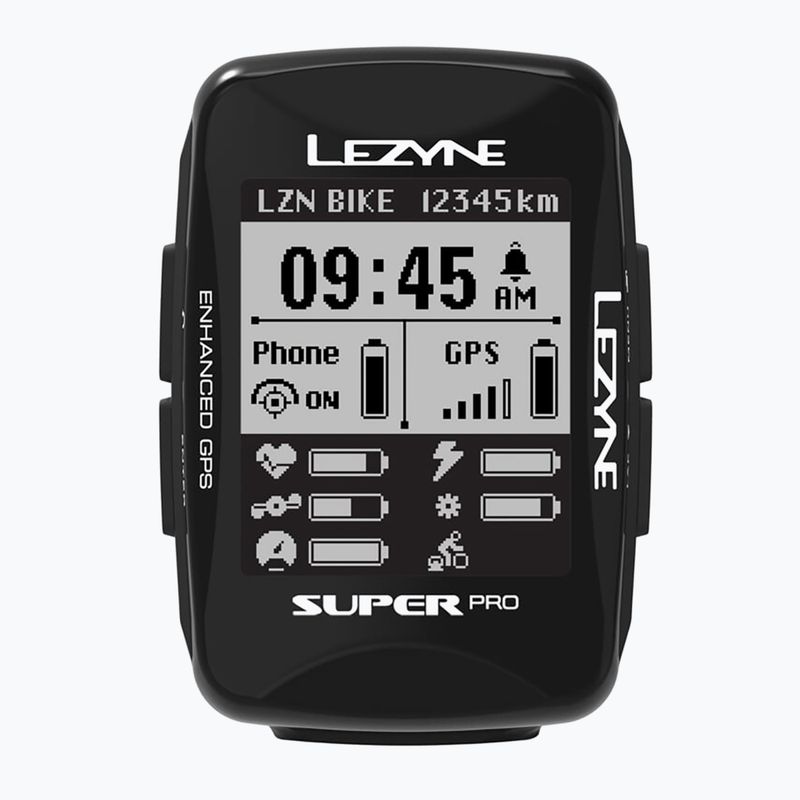 Cyklopočítač   Lezyne Super Pro GPS black 2