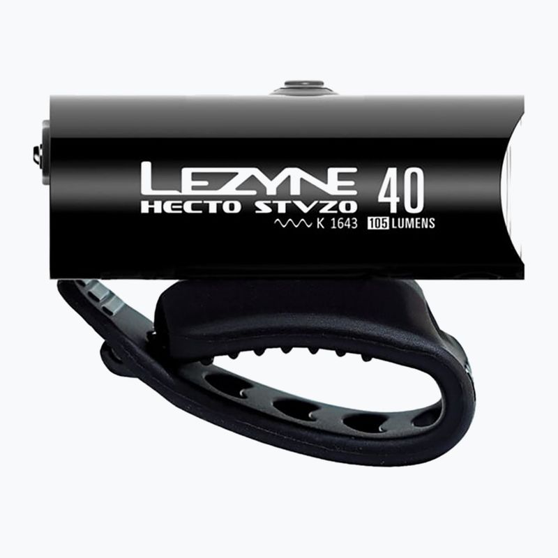 Světlo na kolo přední  Lezyne Hecto Drive Stvzo 40  gloss black 2