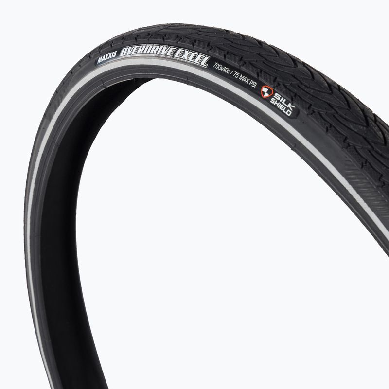 Drátový plášť Maxxis Overdrive Excel Silkshield černý ETB96137000