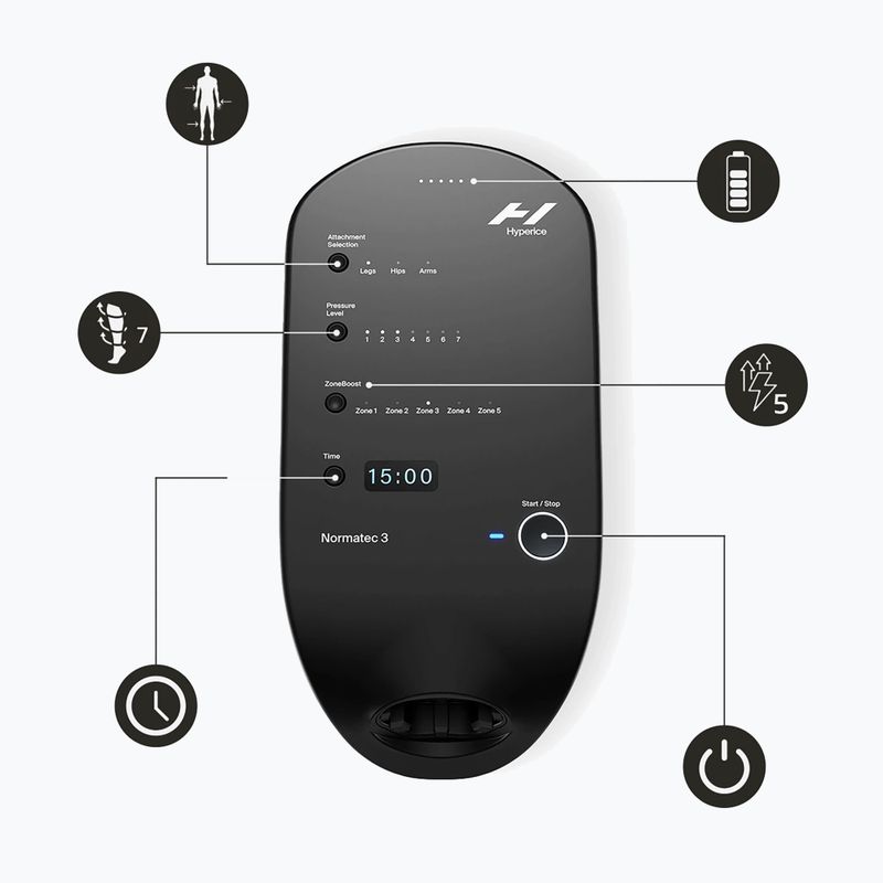 Masážní přístroj Normatec 3.0 černý 63010 006-0311 3