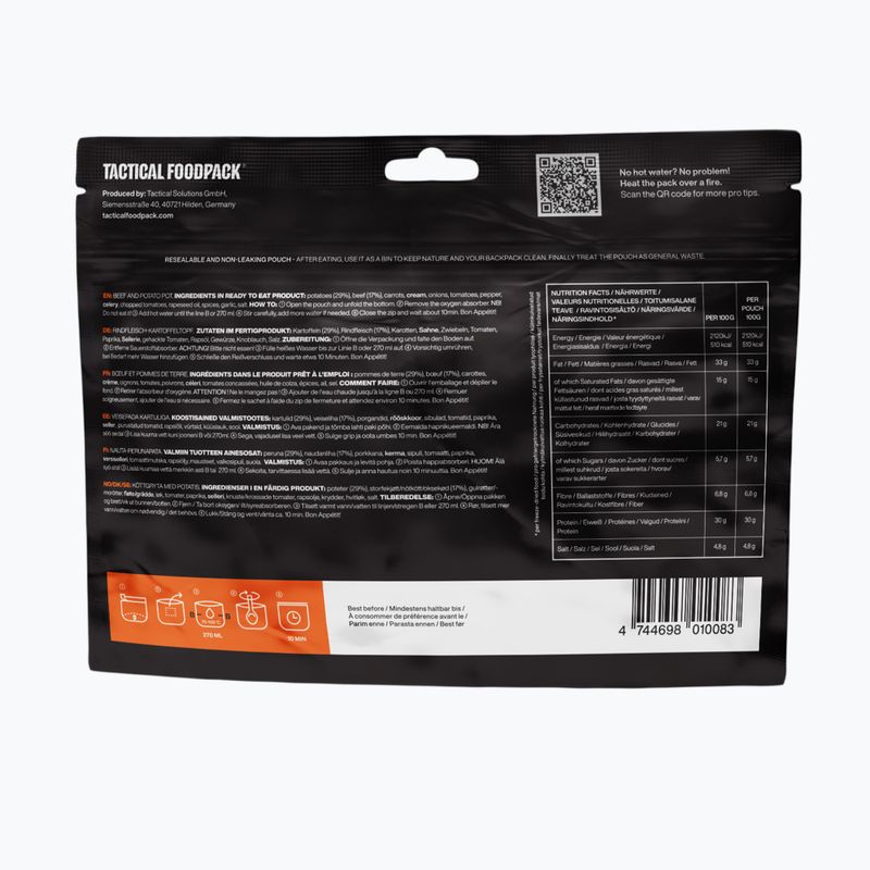 Mrazem sušené potraviny Tactical Foodpack Beef and Potato Pot 100 g 3