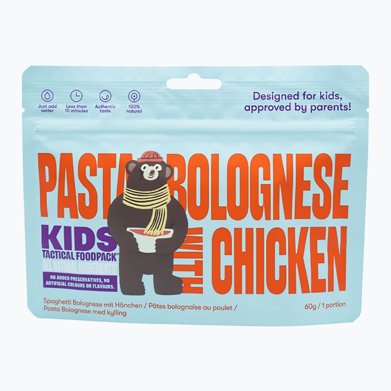 Mrazem sušené potraviny Tactical Foodpack Kids Pasta Bolognese with Chicken 200 g