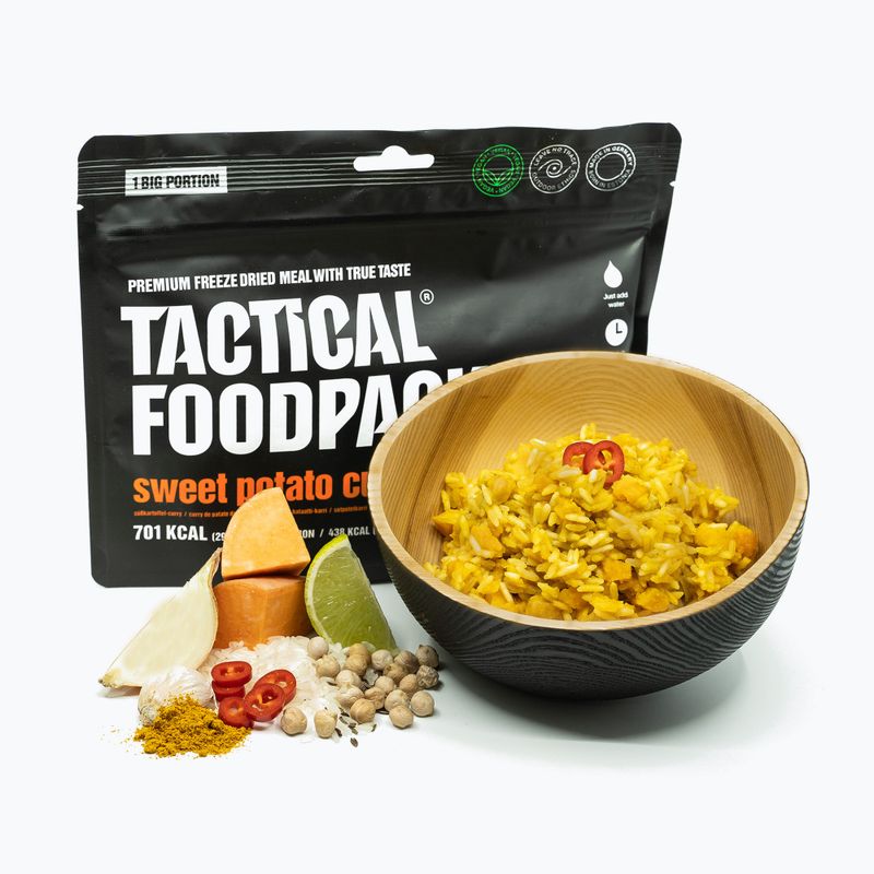 Mrazem sušené potraviny Tactical Foodpack Sweet Potato Curry Vege 415 g