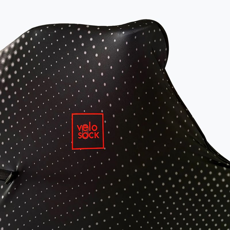 Cyklistický obal na přepravu VELOSOCK Carbon Black MTB WR 3