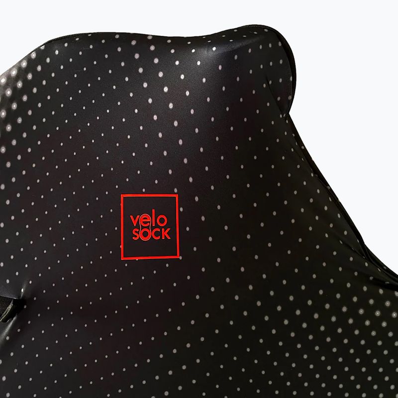 Cyklistický obal na přepravu VELOSOCK Carbon Black MTB WR 4