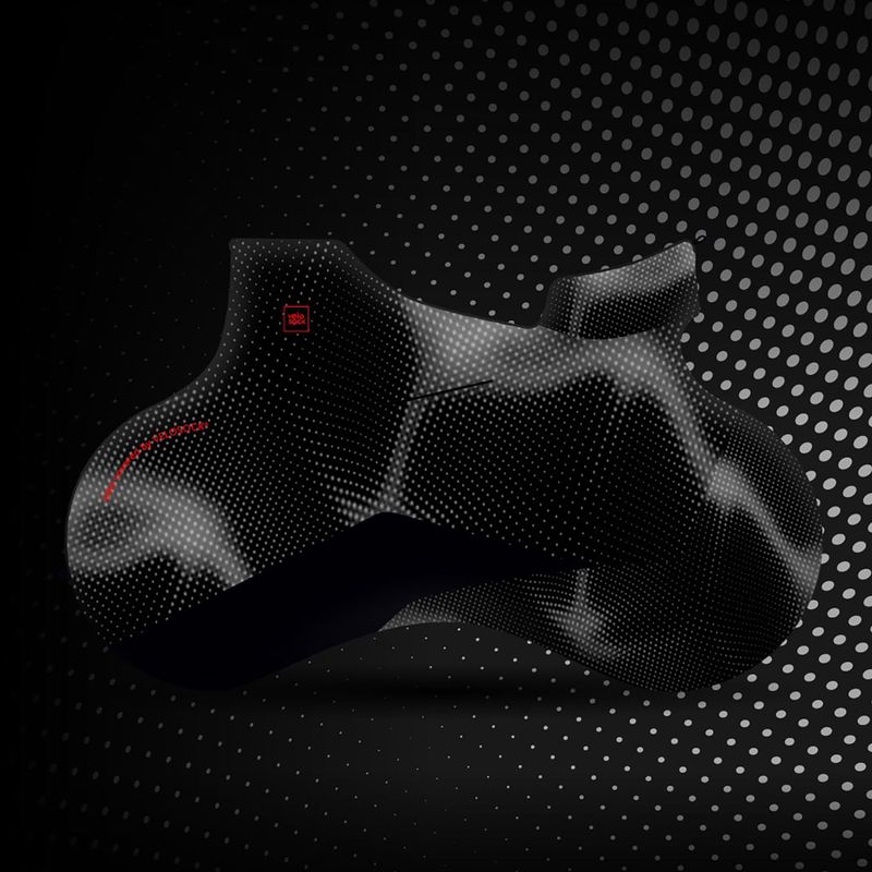 Cyklistický obal na přepravu VELOSOCK Carbon Black Road ST 10