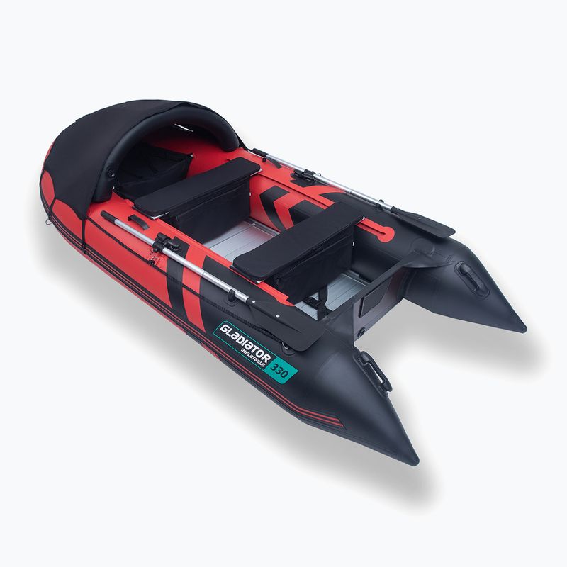 Člun pro 4 osoby Gladiator C330 AD red/black 6