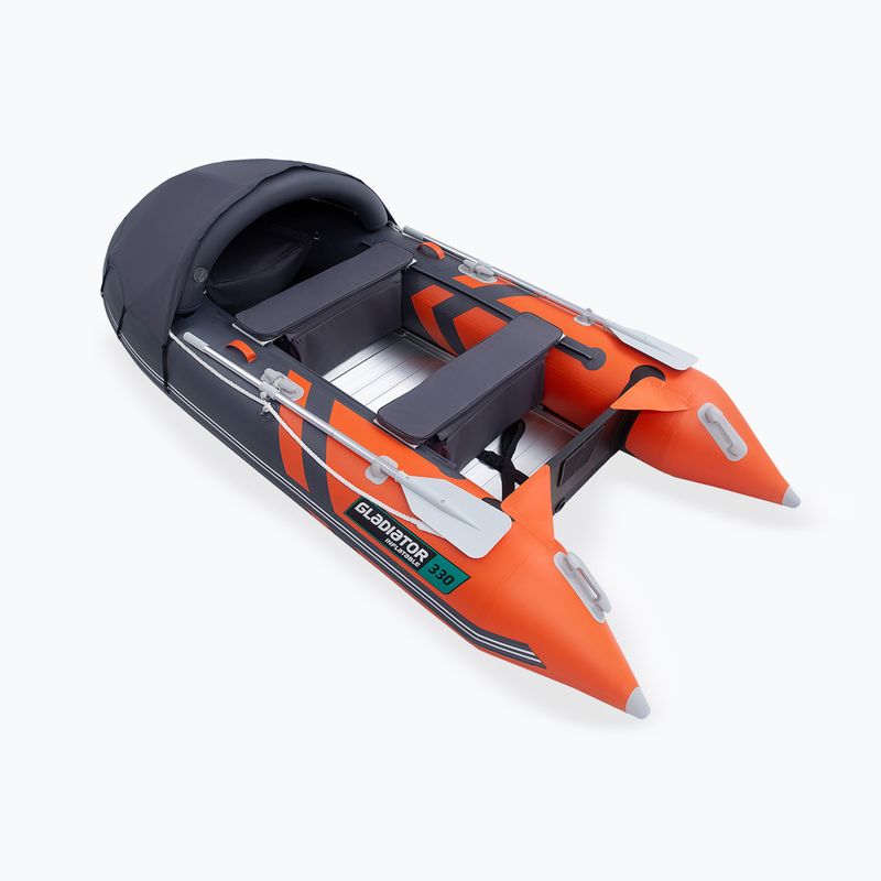 Člun pro 4 osoby Gladiator C330 AD orange/dark gray 2