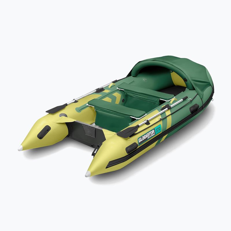 Člun pro 5 osob Gladiator C370 AL green/yellow 4