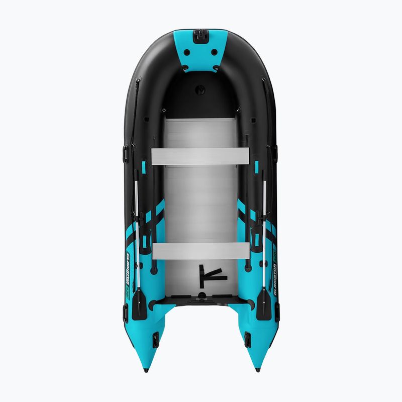 Člun pro 7 osob Gladiator C420 AL black/turquoise 2