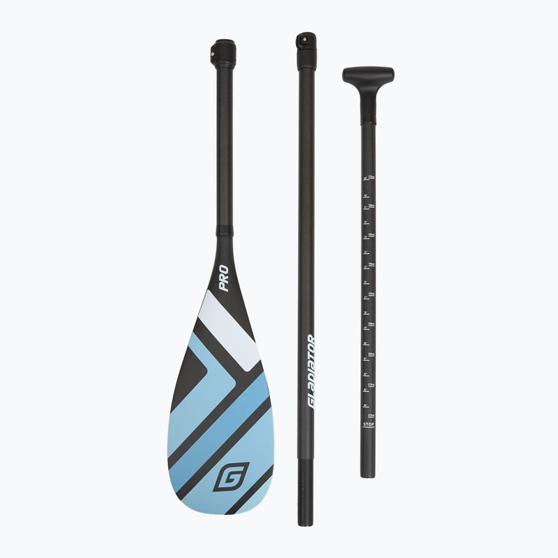 Pádlo SUP 3-częściowe Gladiator Pro Carbon 3T 3
