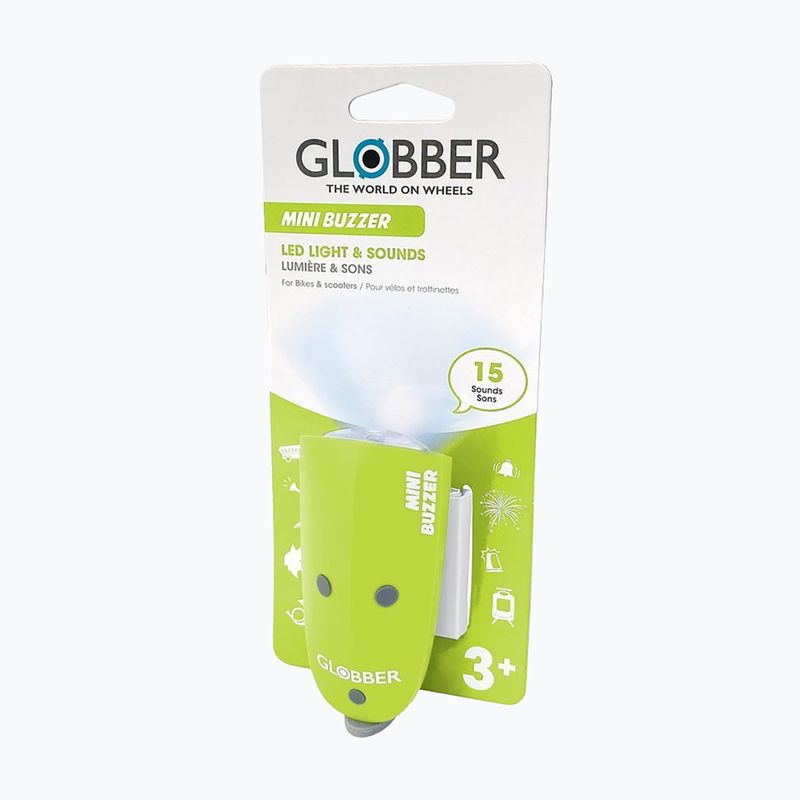 Lampička s klaksonem Globber Mini Buzzer lime green 2