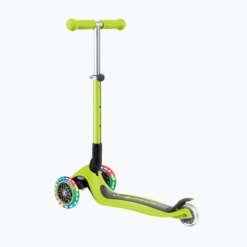 Dětská koloběžka Globber Junior Foldable Lights lime green 2