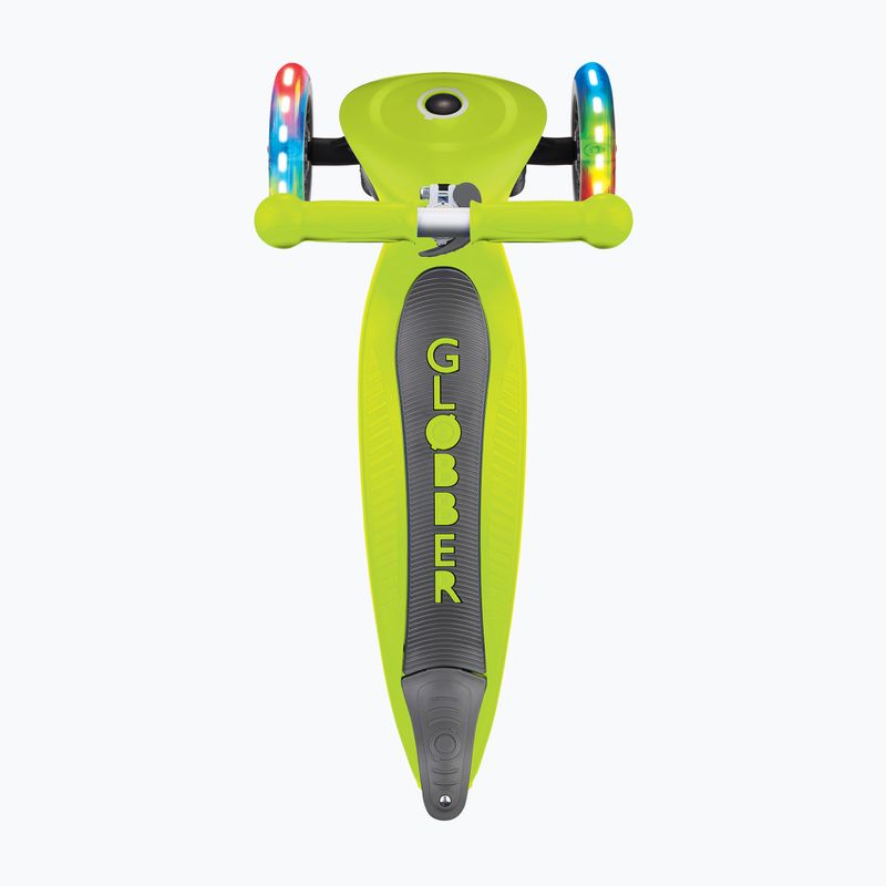 Dětská koloběžka Globber Junior Foldable Lights lime green 4