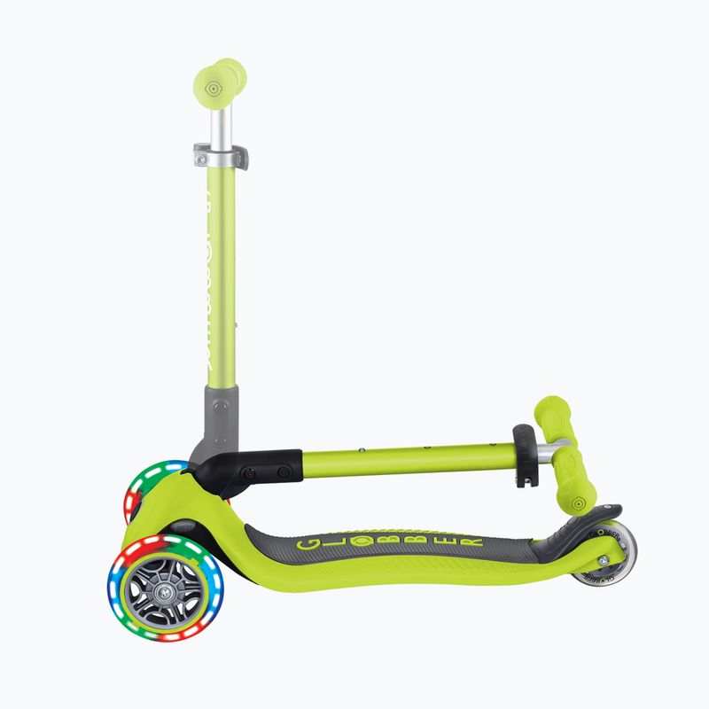 Dětská koloběžka Globber Junior Foldable Lights lime green 6