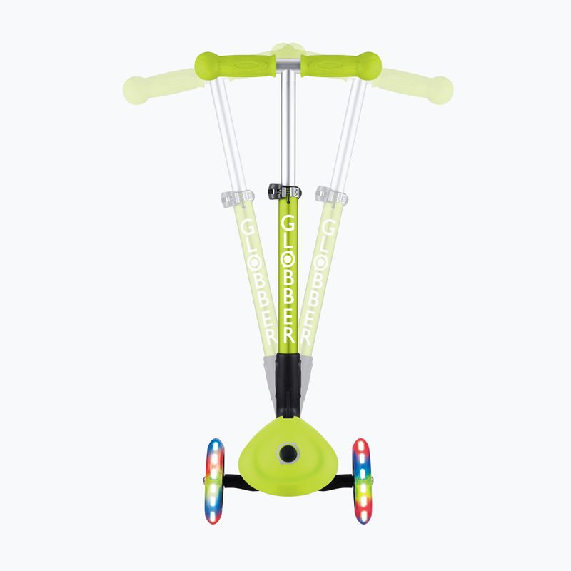 Dětská koloběžka Globber Junior Foldable Lights lime green 8