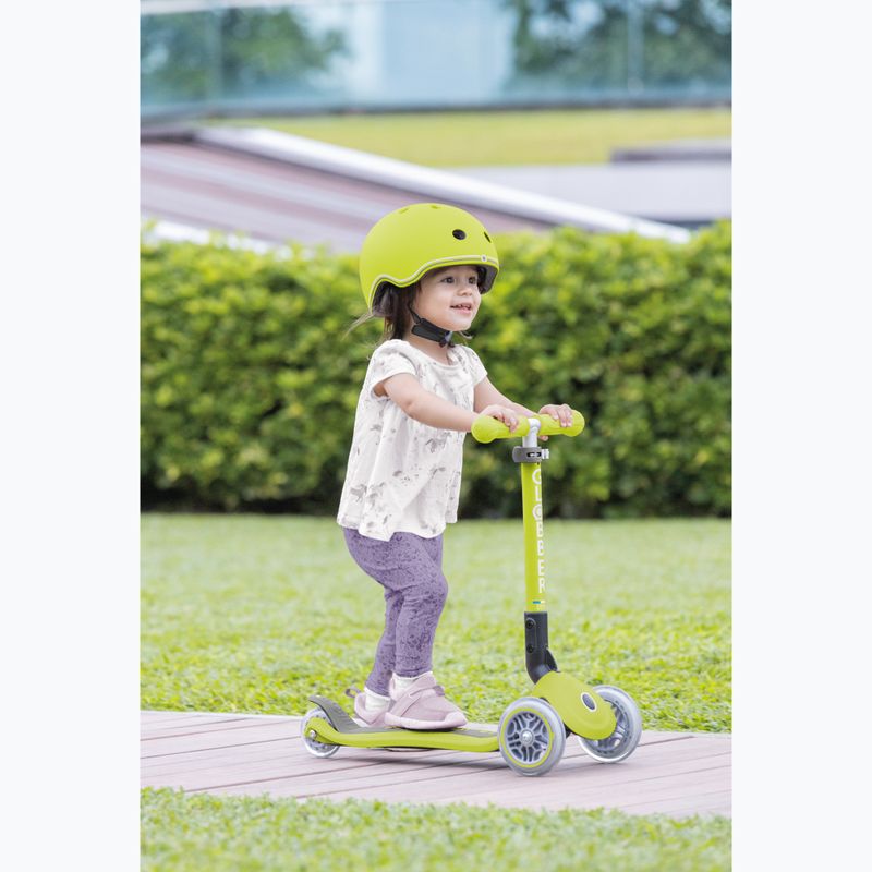 Dětská koloběžka Globber Junior Foldable Lights lime green 9