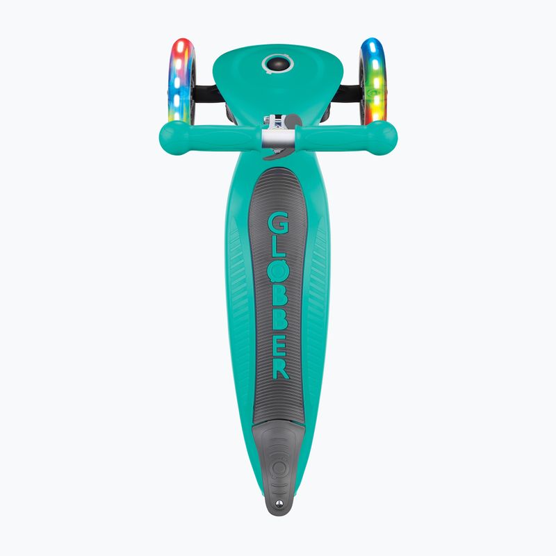 Dětská koloběžka Globber Junior Foldable Lights dark emerald green 4