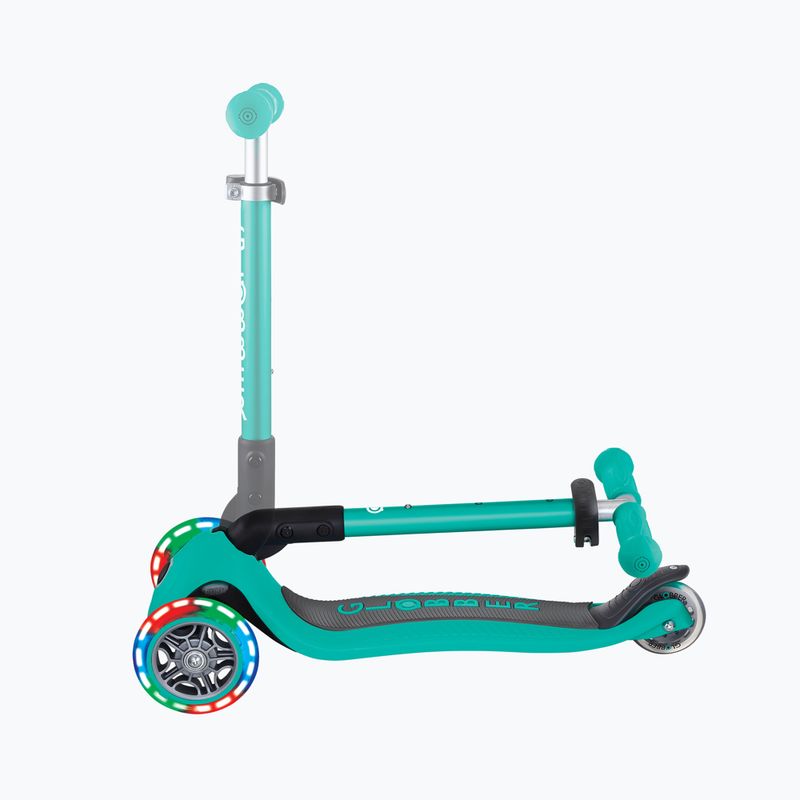Dětská koloběžka Globber Junior Foldable Lights dark emerald green 6