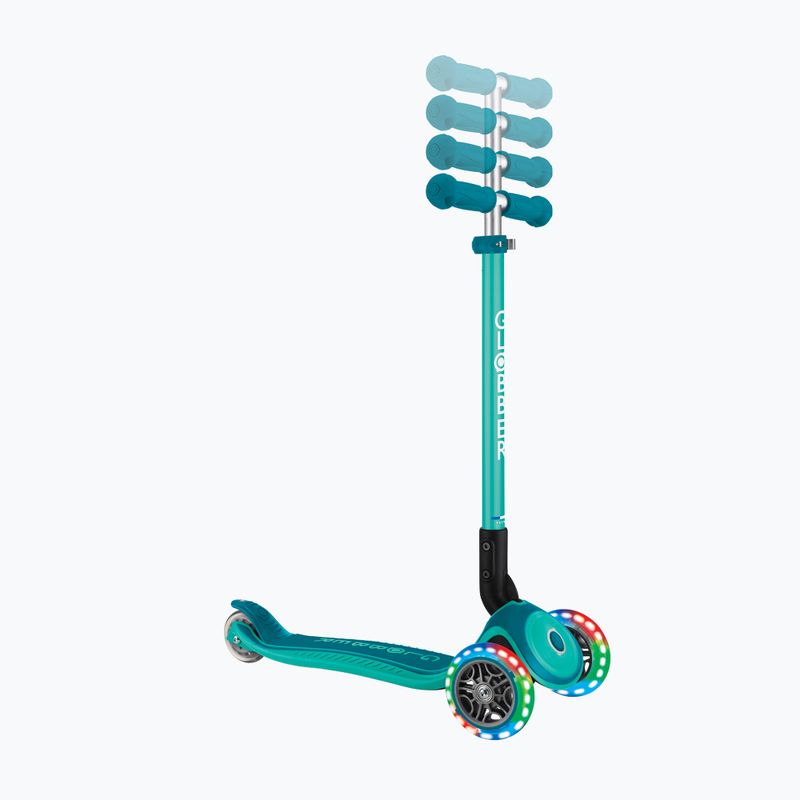Dětská koloběžka Globber Primo Foldable Plus Lights dark emerald green 7