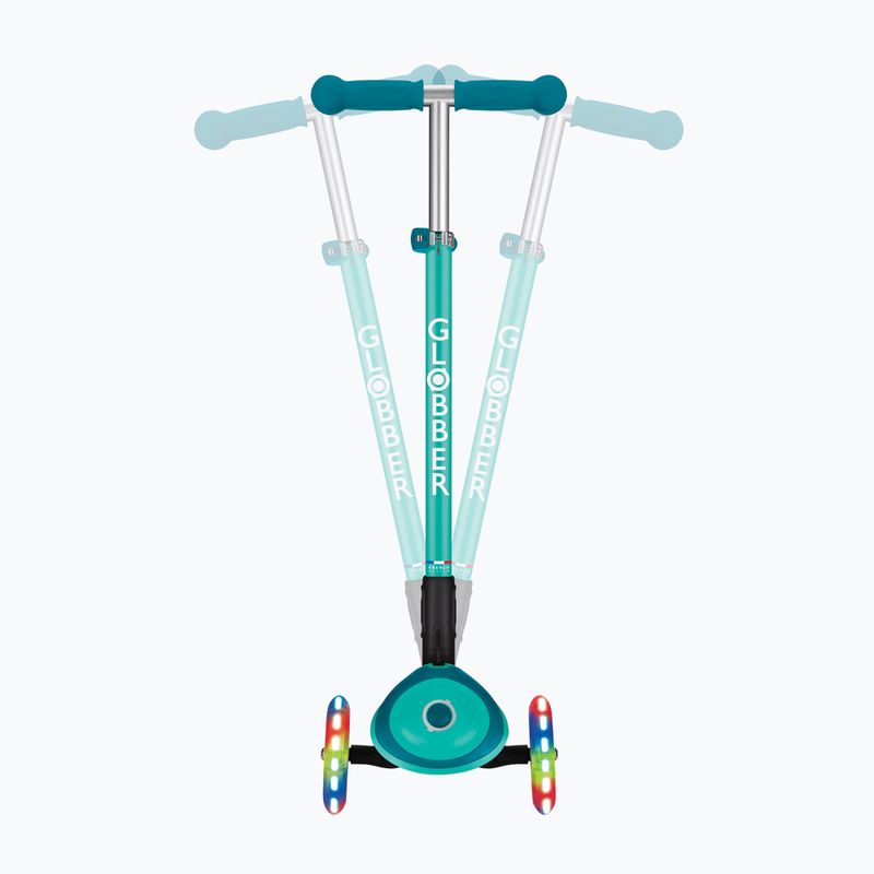 Dětská koloběžka Globber Primo Foldable Plus Lights dark emerald green 8