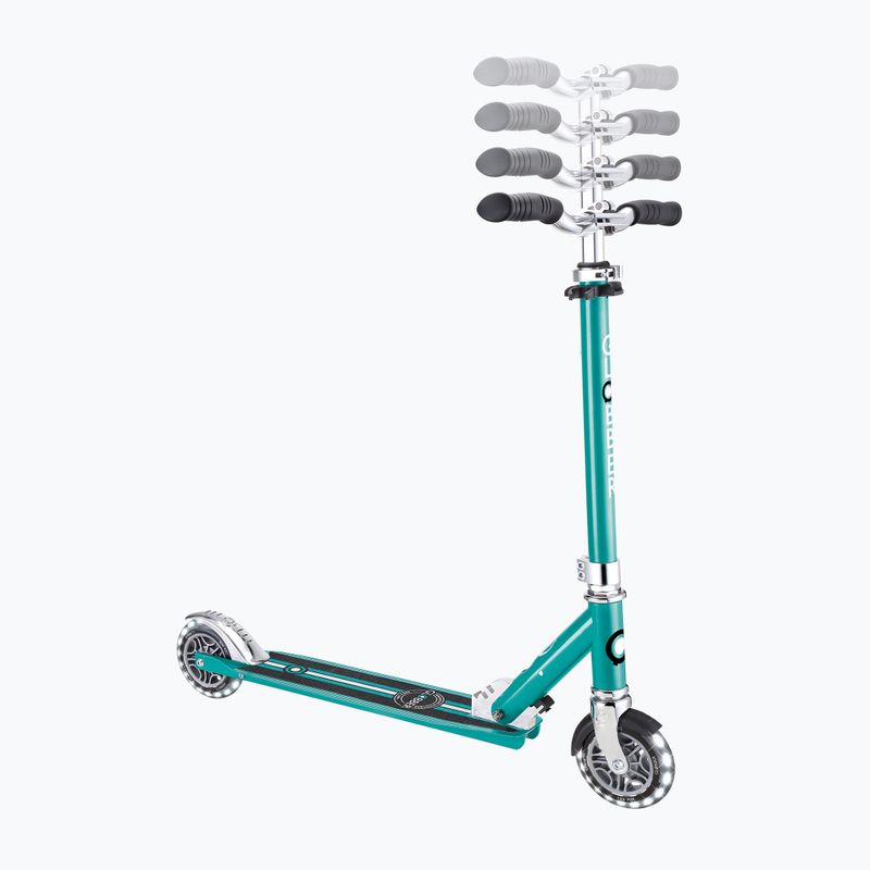 Dětská městská koloběžka Globber Flow Element Lights jade 10