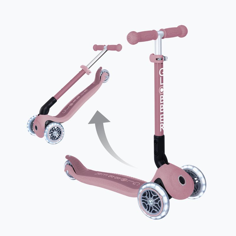 Dětská koloběžka Globber Junior Foldable Lights Eco berry 5