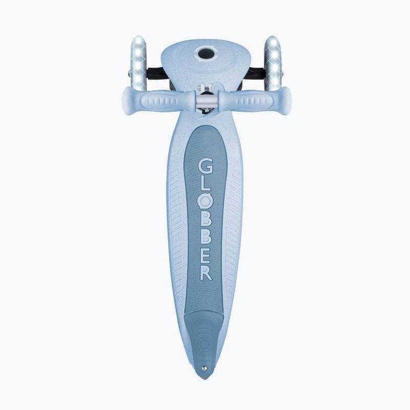 Dětská tříkolová koloběžka Globber Junior Primo Foldable Lights Eco blueberry 4
