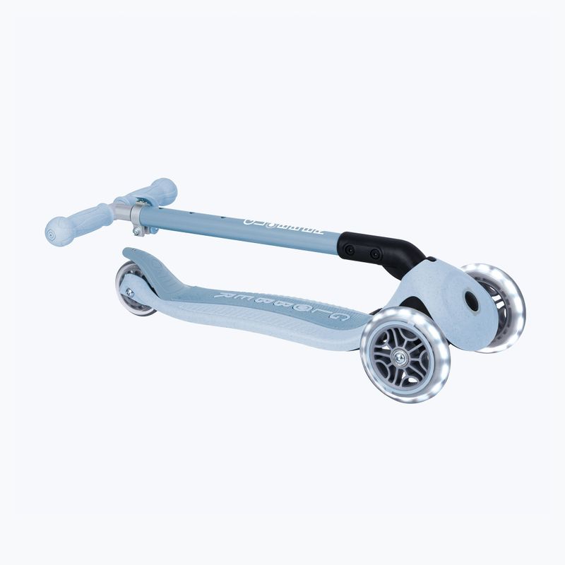 Dětská tříkolová koloběžka Globber Junior Primo Foldable Lights Eco blueberry 5