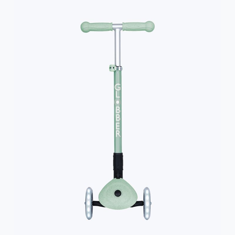 Dětská tříkolová koloběžka Globber Junior Primo Foldable Lights Eco pistachio 3