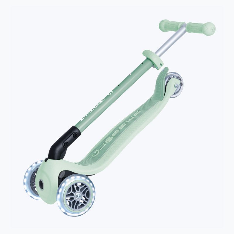 Dětská tříkolová koloběžka Globber Junior Primo Foldable Lights Eco pistachio 5