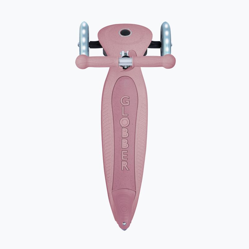 Dětská tříkolová koloběžka Globber Junior Primo Foldable Lights Eco berry 3