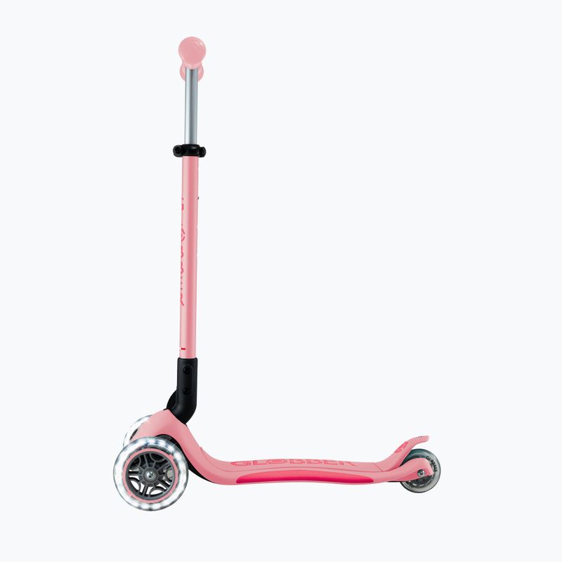 Dětská koloběžka Globber Primo Foldable Plus Lights pastel pink 2