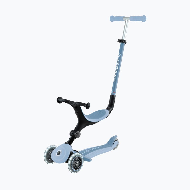 Dětská tříkolová koloběžka Globber Go.Up Active Ecologic Lights blueberry 12