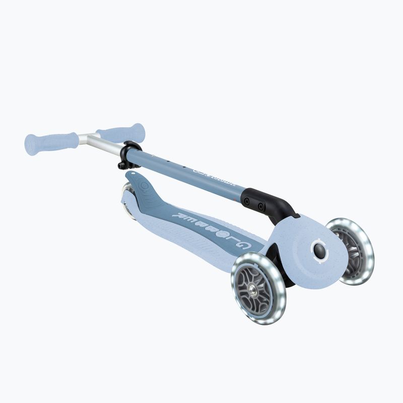 Dětská tříkolová koloběžka Globber Go.Up Active Ecologic Lights blueberry 13